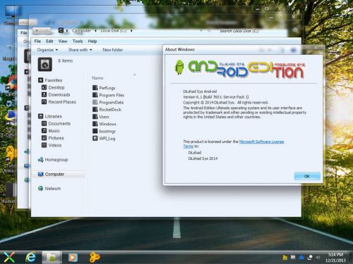 Windows 7 Android Edition (x86/x64) 2014