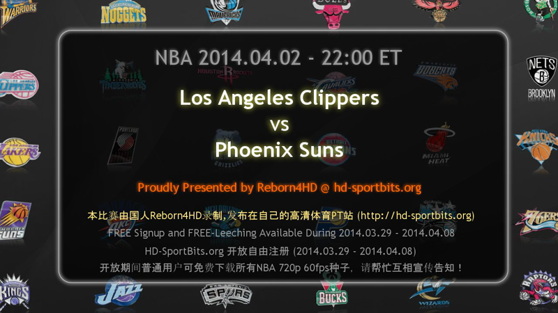 NBA 2014 04 02 Clippers vs Suns 720p HDTV 60fps x264-Reborn4HD preview 0